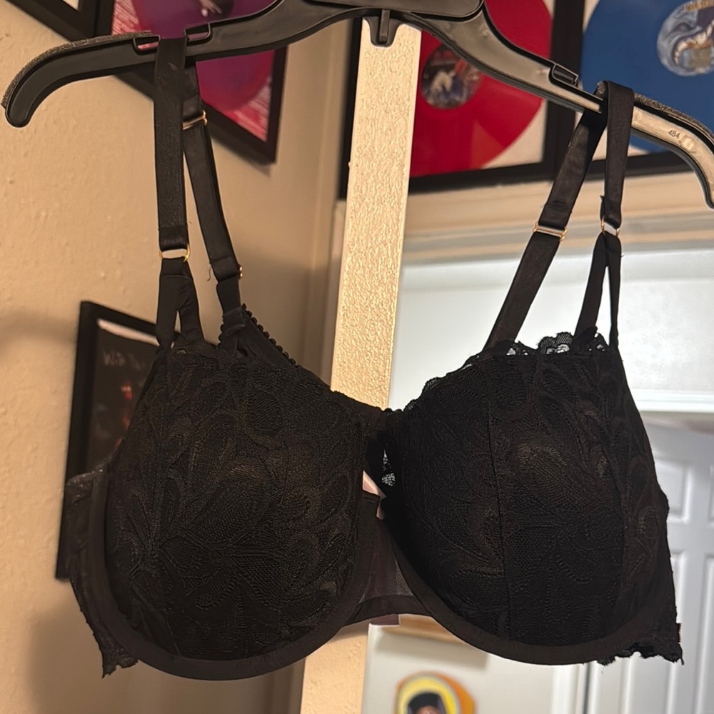 Elegant Black Lace Bra